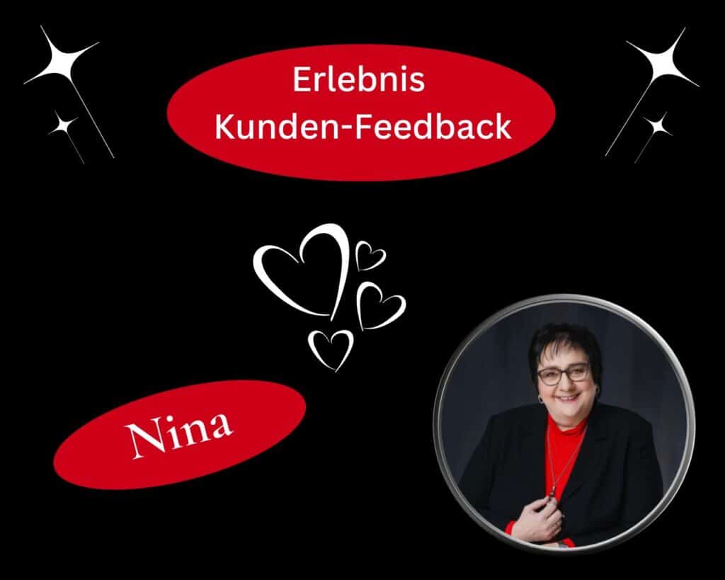 5 Sterne Empfehlung von Nina für Trauma & Mindset Mentor - Coach Reapair Energetics Kollros Helene Persönlichkeitsentwicklung