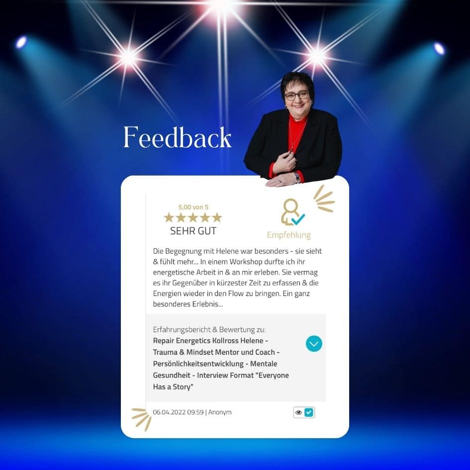 Feedback Trauma & Mindset Mentor - Coach Kollross Helene psychische Gesundheit - Persönlichkeitsentwicklung YouTube Live