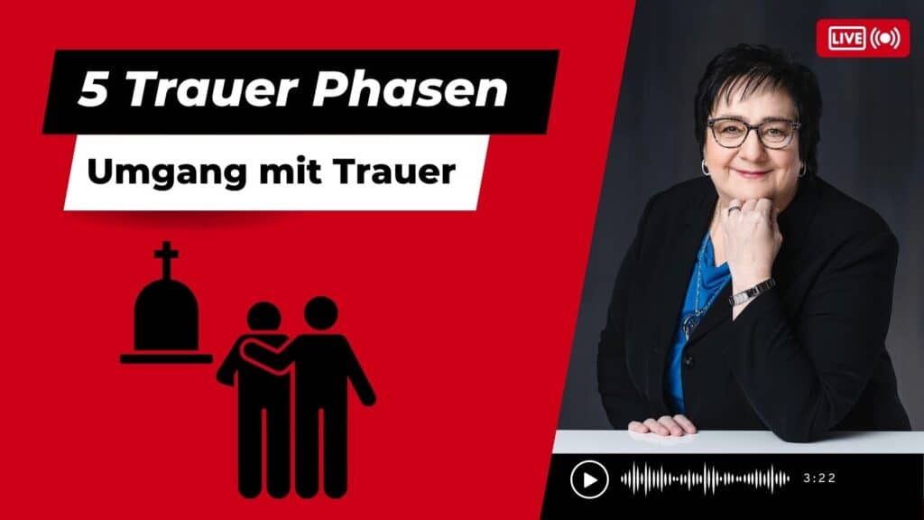 5 Phasen der Trauer Persönlichkeitsentwicklung Kollross Helene Trauma & Mindset Mentorin mit Rebekka Novak