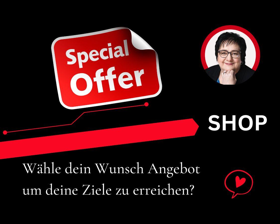 Shop - Wähle dein Wunsch Angebot um deine Ziele zu erreichen?