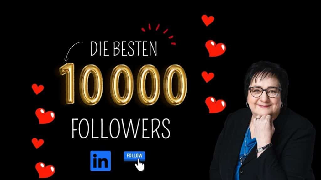 10 000 Follower auf LinkedIn - Stressfrei Helene Kollross Stressbewältigung, Persönlichkeitsentwicklung & Burnout Prävention