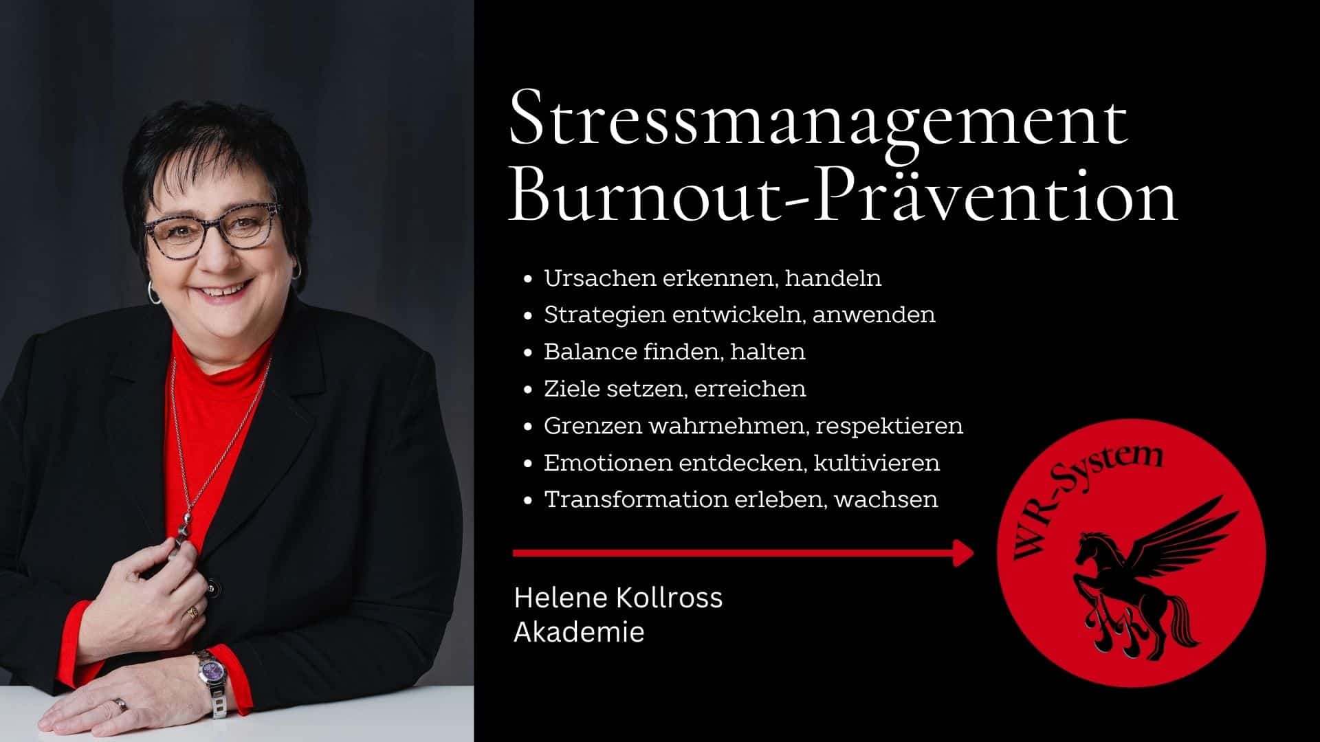 Prävention Seminar Burnout Helene Kollross Akademie